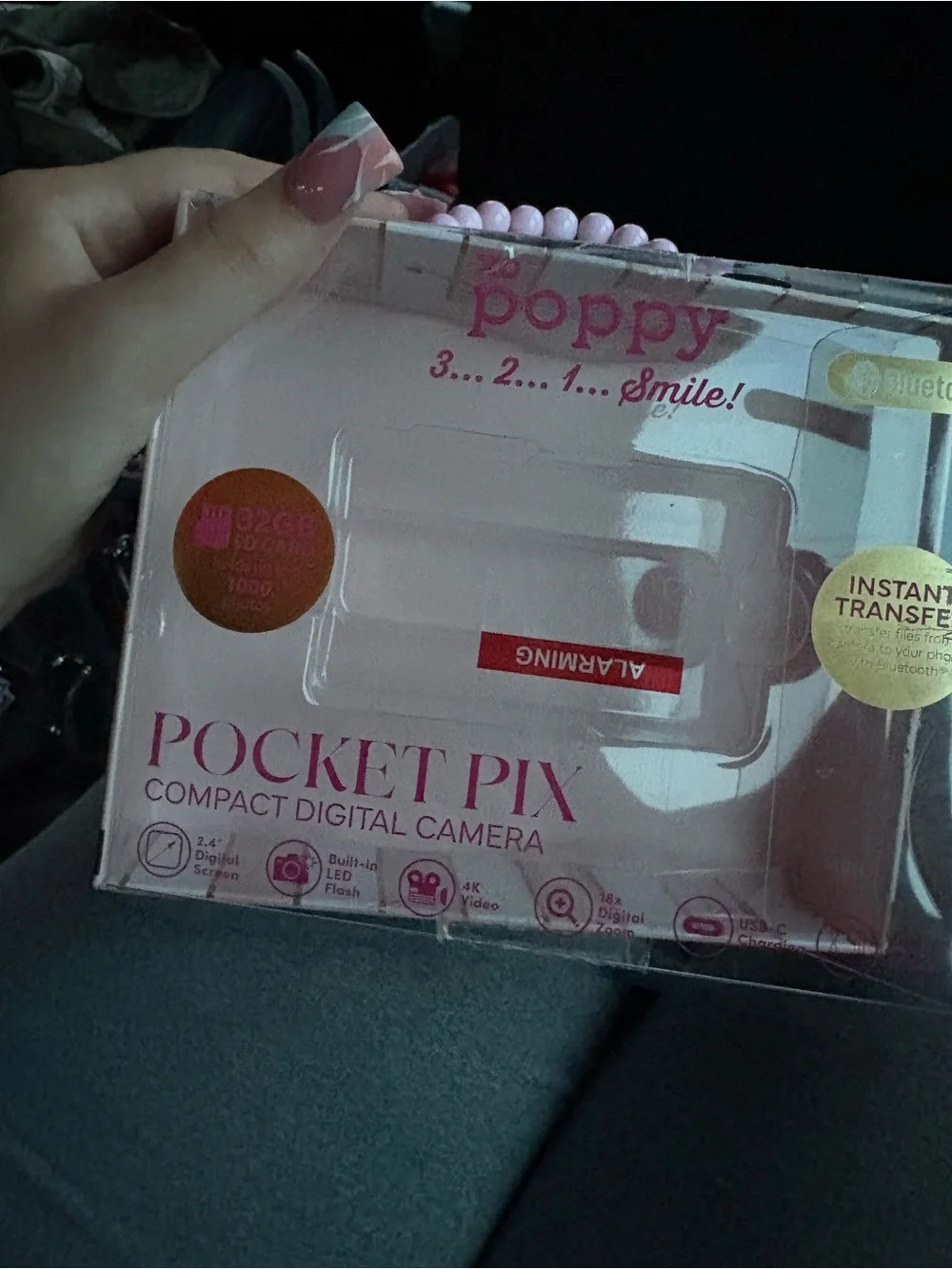 Compact Digital Camera in Light Pink